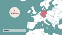 Infographic of our outreach region Germany